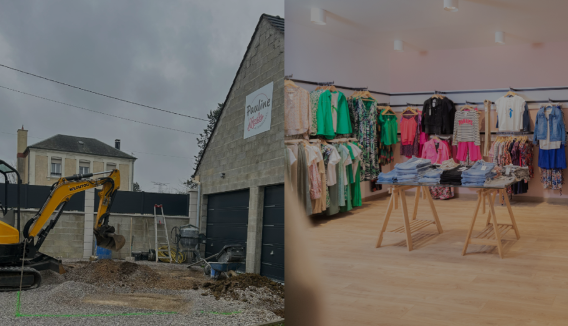 Extension du Showroom Pauline Mode