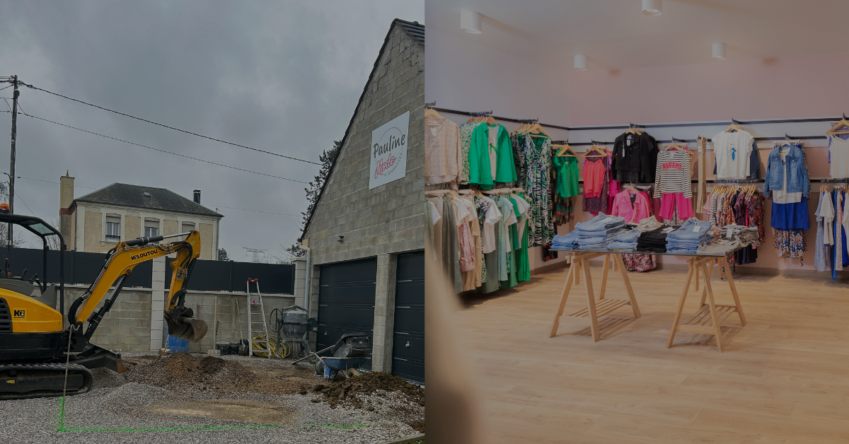 Extension Showroom Extension du Showroom Pauline Mode