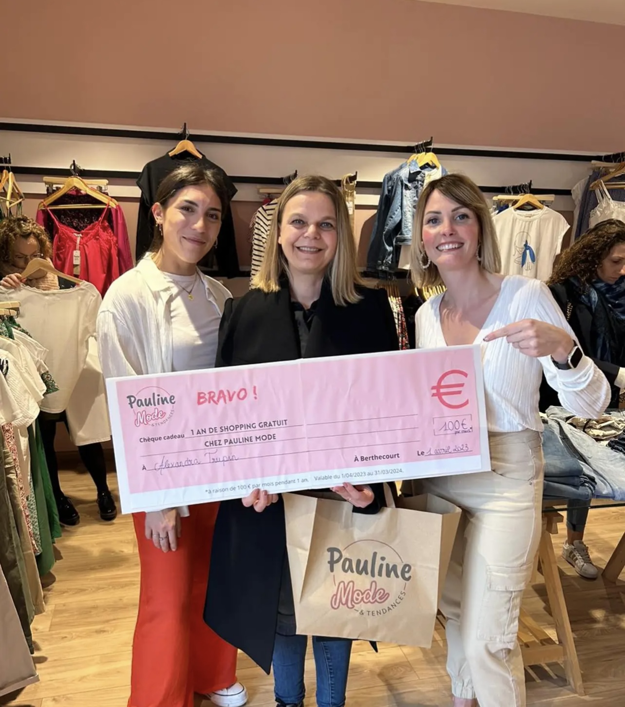 Gagnante du jeu concours